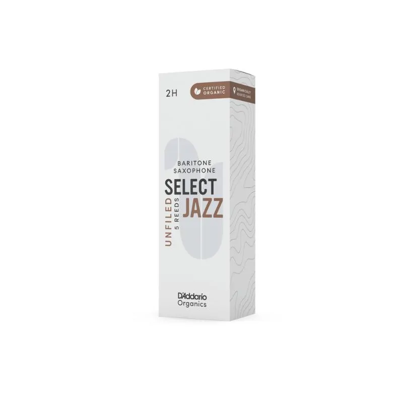 D'ADDARIO D'Addario Organic Select Jazz Unfiled 2H stroik do saksofonu barytonowego