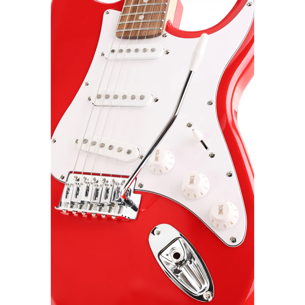 Arrow Arrow Tonecaster ST 111 Hot Rooster Rosewood/White gitara elektryczna - zdjecie 2