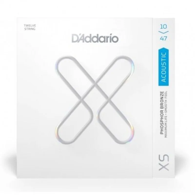 D'ADDARIO D'Addario XSAPB1047-12 struny akustyczne 12 str