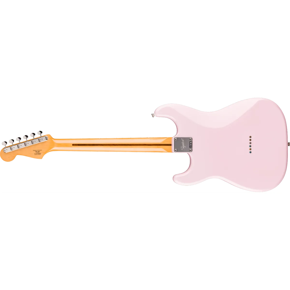 Squier Squier Classic Vibe '50s Stratocaster HT Maple Fingerboard Parchment Pickguard Shell Pink - zdjecie 2