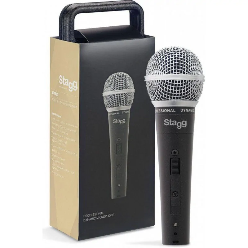 STAGG Stagg SDM 50 - mikrofon dynamiczny z wyłącznikiem