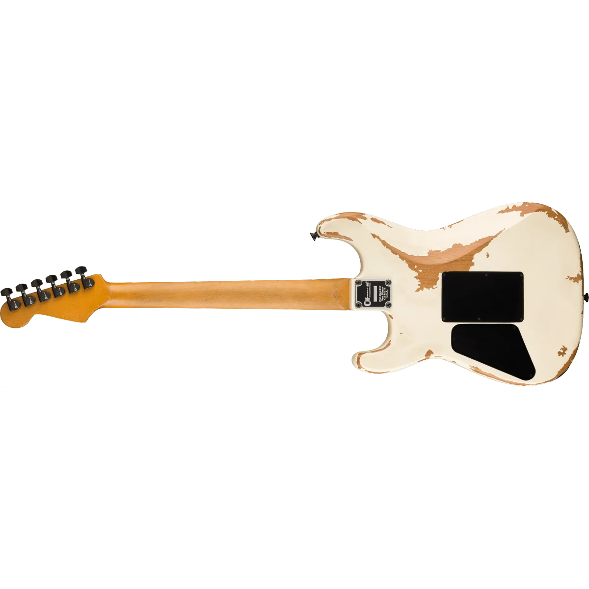 Charvel Charvel Pro-Mod Relic San Dimas Style 1 HH FR PF Pau Ferro Fingerboard Weathered White - zdjecie 2