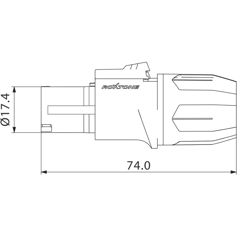 Roxtone Roxtone RS4FP-HD-YL Wtyk głośnikowy 4-pin - zdjecie 5