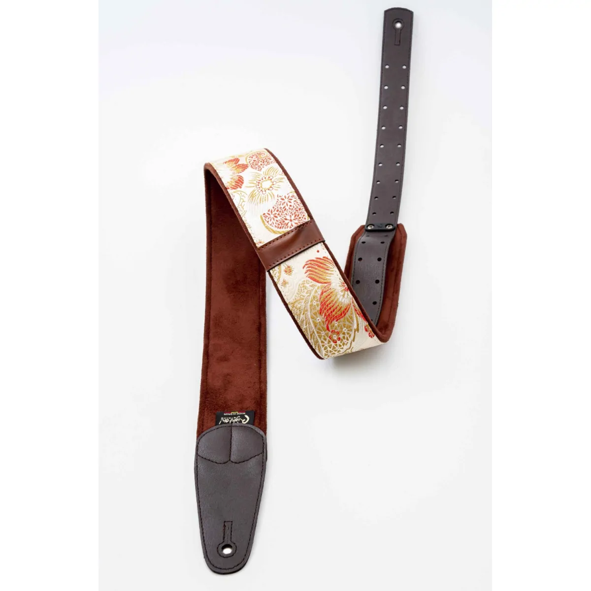 RightOn! Straps RightOn! Hokkaido Beige Mojo Pas do gitary - zdjecie 5