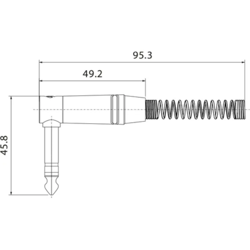 Roxtone Roxtone RJ3RPP-BG Wtyk typu Jack 6.3mm stereo - zdjecie 2