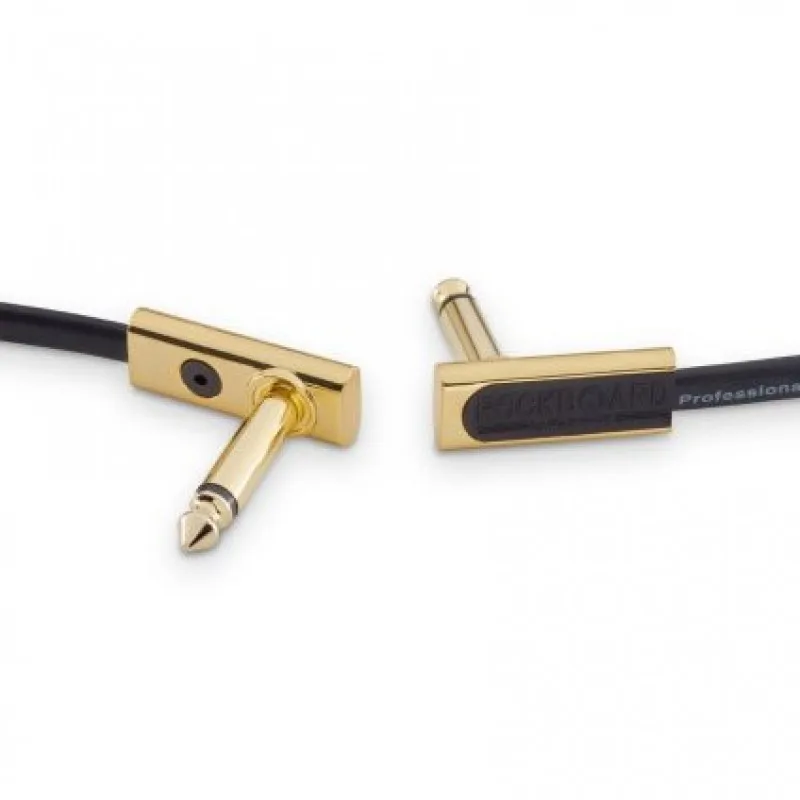 Rockboard Rockboard Flat 120 Gold kabel 120cm złączka jack - zdjecie 3