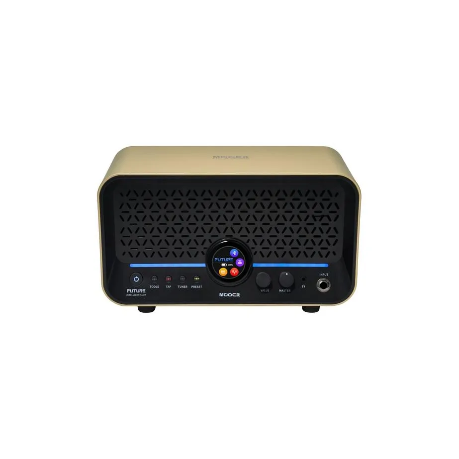 Mooer Mooer F15i Li Multi-Effects & Modeling Guitar Combo 2x 2" 15 Watt Imperial Gold - zdjecie 2