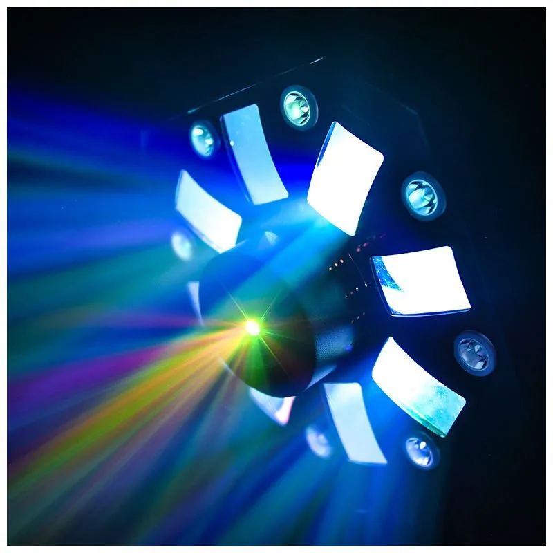 LIGHT4ME LIGHT4ME OCTALED efekt świetlny disco RGBWA flower laser stroboskop - zdjecie 12