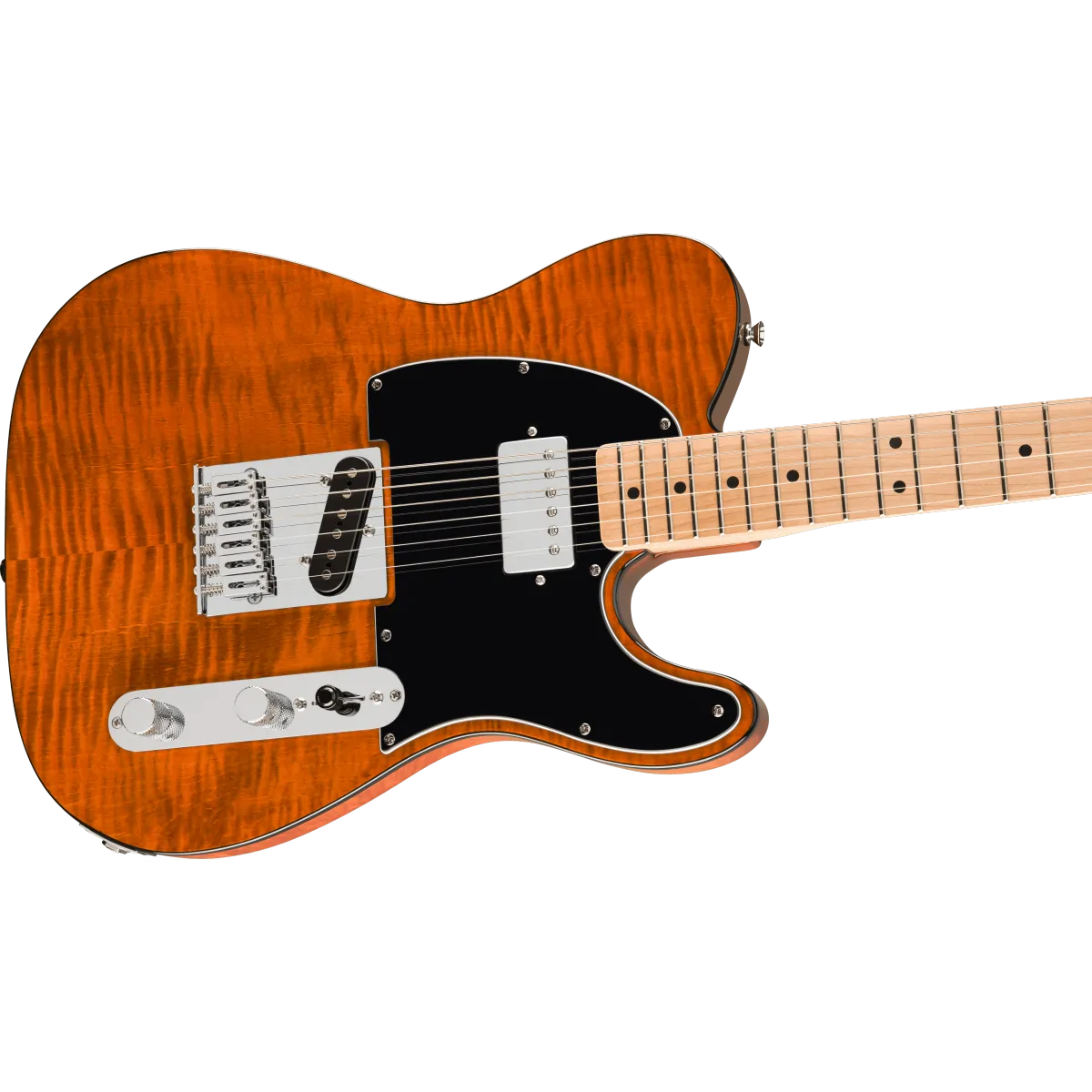 Squier Squier Affinity Series Telecaster FMT SH Maple Fingerboard Black Pickguard Mocha - zdjecie 4