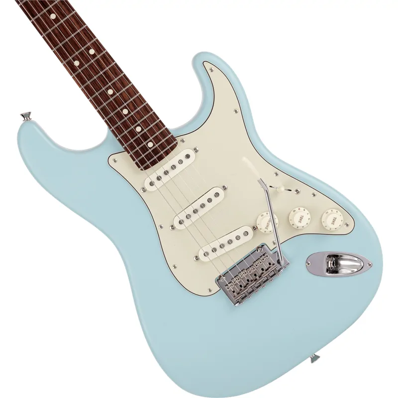 FENDER Fender Made in Japan Junior Collection Stratocaster Rosewood Fingerboard Satin Daphne Blue - zdjecie 3