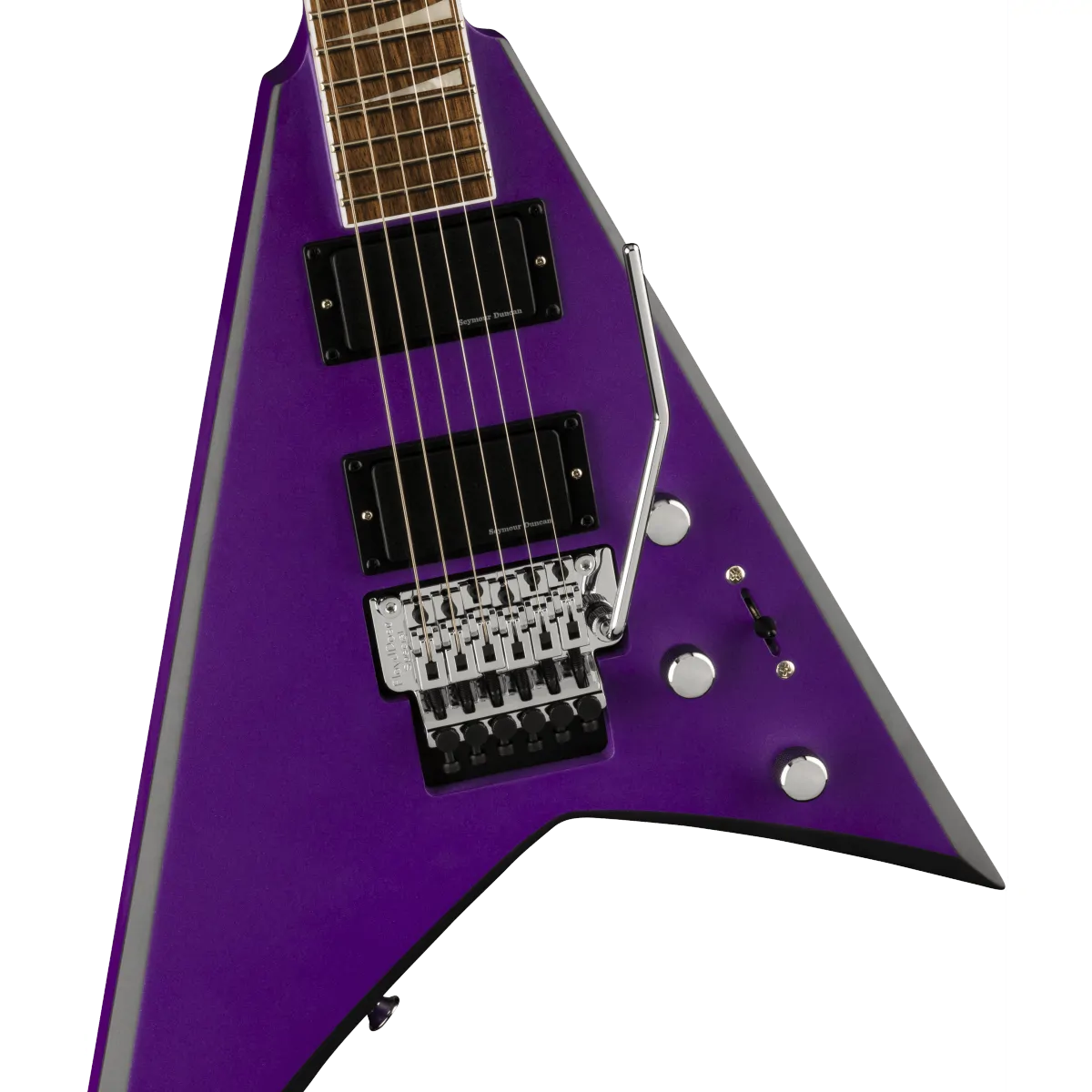 Jackson Jackson X Series Rhoads RRX24 Laurel Fingerboard Purple Metallic Black Bevels - zdjecie 3