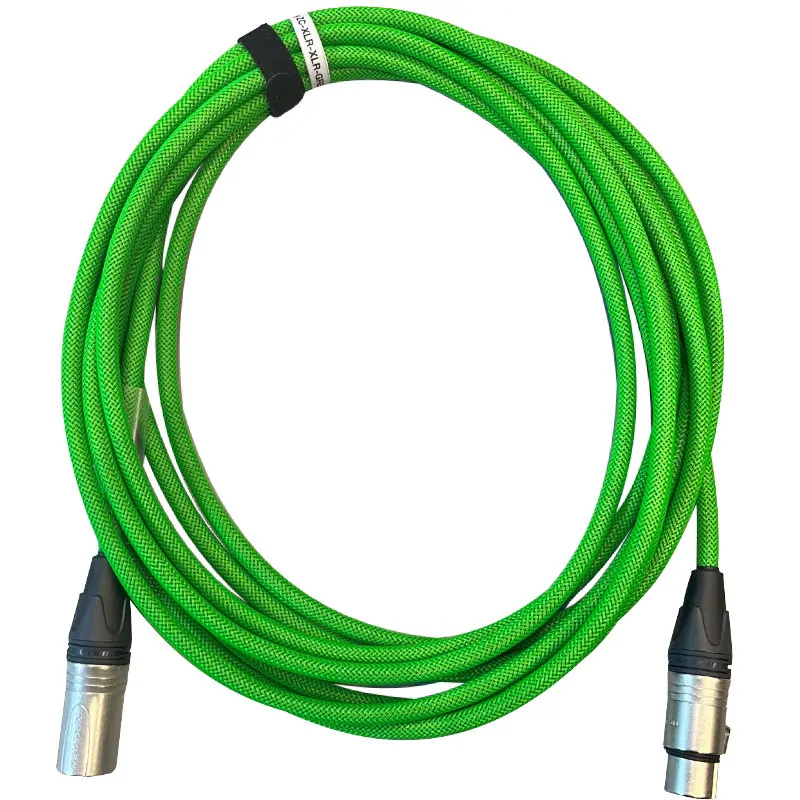 ZUCH Zuch Kabel Mikrofonowy ZC-XLR-XLR-GREEN-5M Zielony