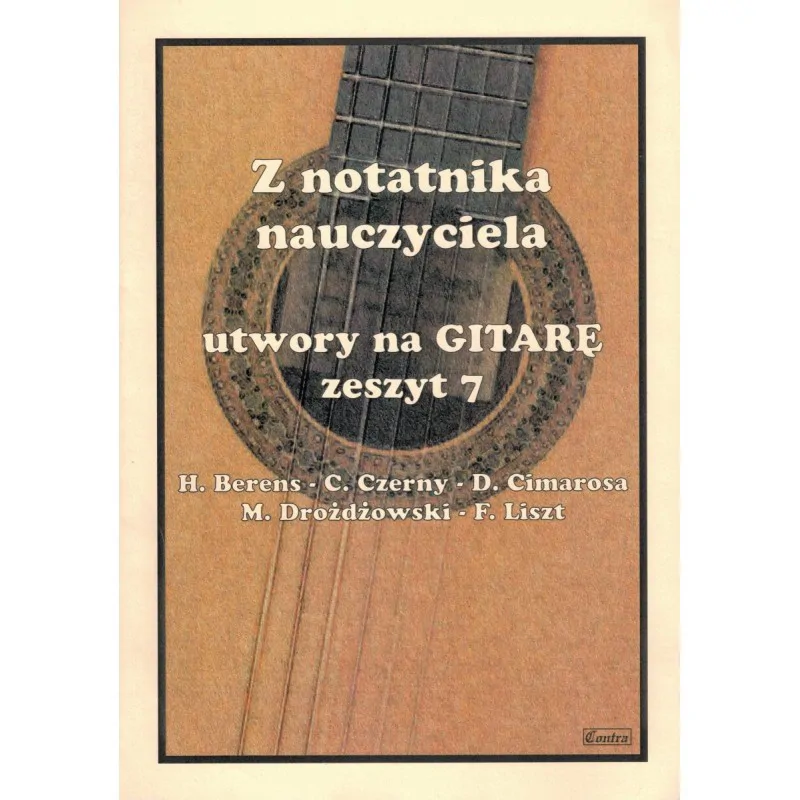 CONTRA Contra Z notatnika nauczyciela 7 utwory na gitarę