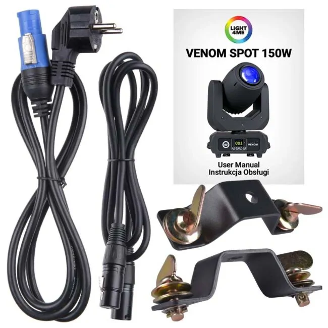LIGHT4ME LIGHT4ME VENOM SPOT 150W głowica ruchoma LED - zdjecie 13