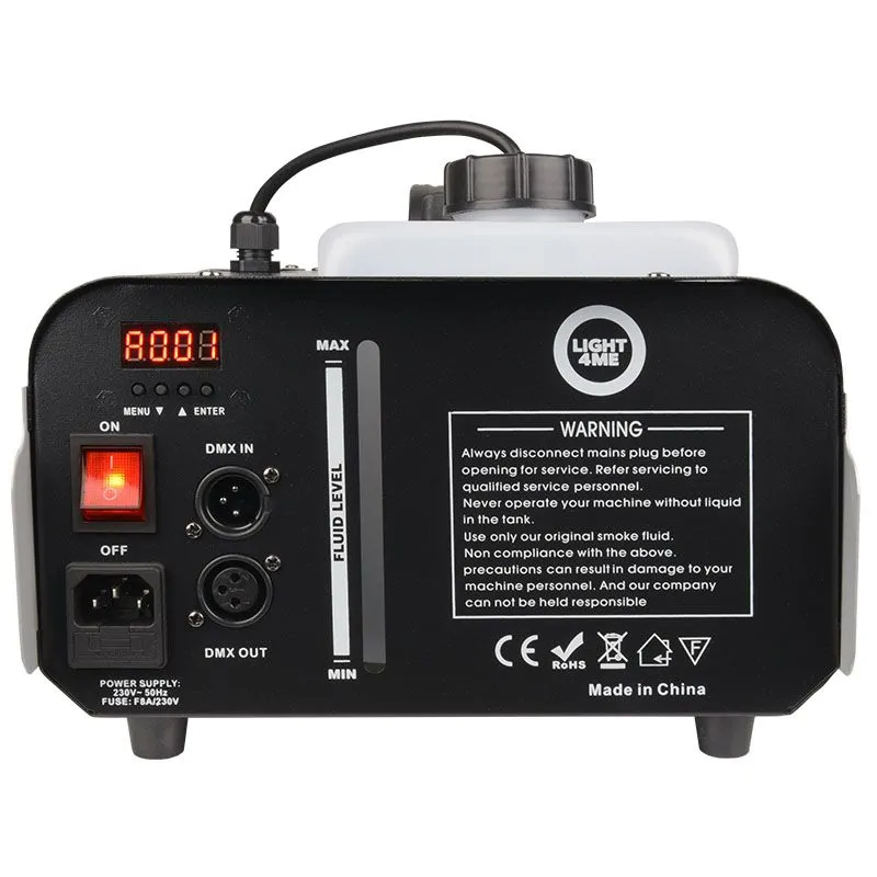 LIGHT4ME LIGHT4ME FOG 1500 LED wytwornica dymu mgły pilot - zdjecie 5