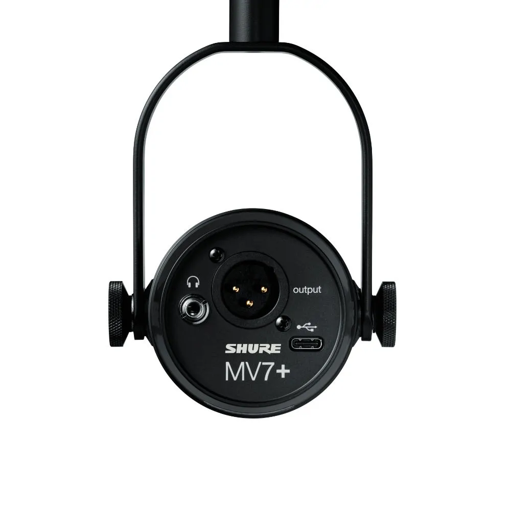 SHURE Shure MV7+ K mikrofon dynamiczny XLR / USB do podcast - zdjecie 2