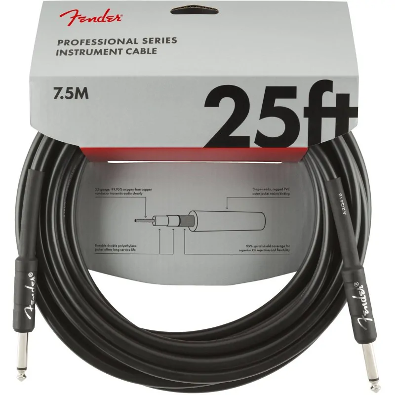 FENDER Fender 099-0820-016 Professional Series kabel 7,5 m