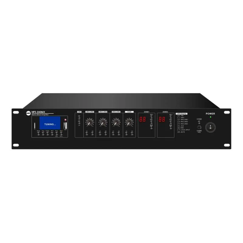  NSP NP2-240MX Wzmacniacz mikser 2-strefowy - zdjecie 3