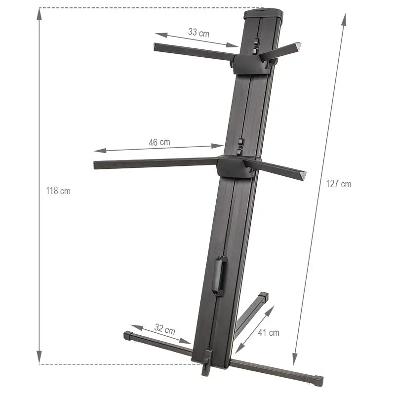 V-TONE V-TONE DELUXE K2 statyw klawiszowy podwójny - zdjecie 6