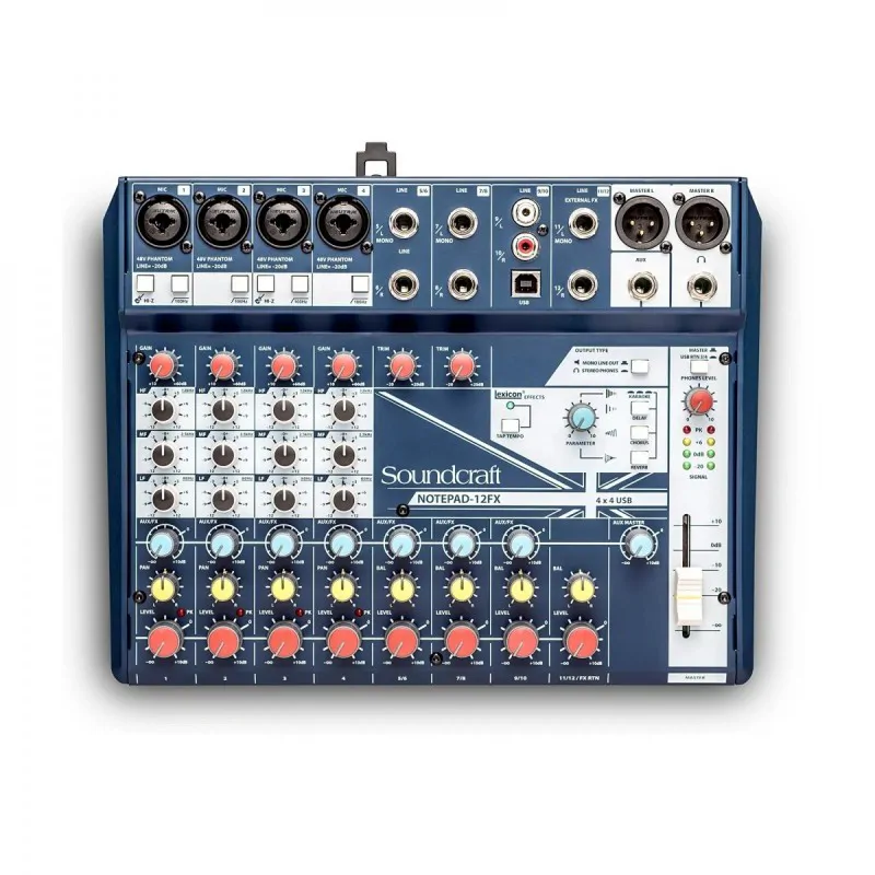 SOUNDCRAFT Soundcraft Notepad 12FX mikser audio