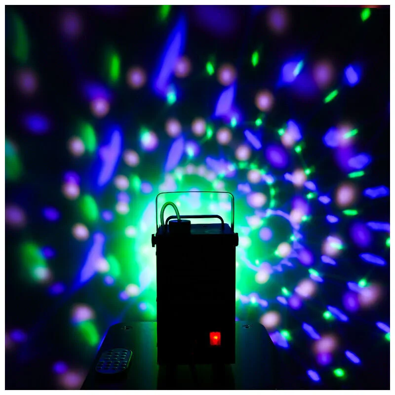 LIGHT4ME LIGHT4ME PARTY FOG 700W V2 generator wytwornica dymu mgły kula disco efekt świetlny RGB pilot bezprzewodowy uchwyt montażowy - zdjecie 13