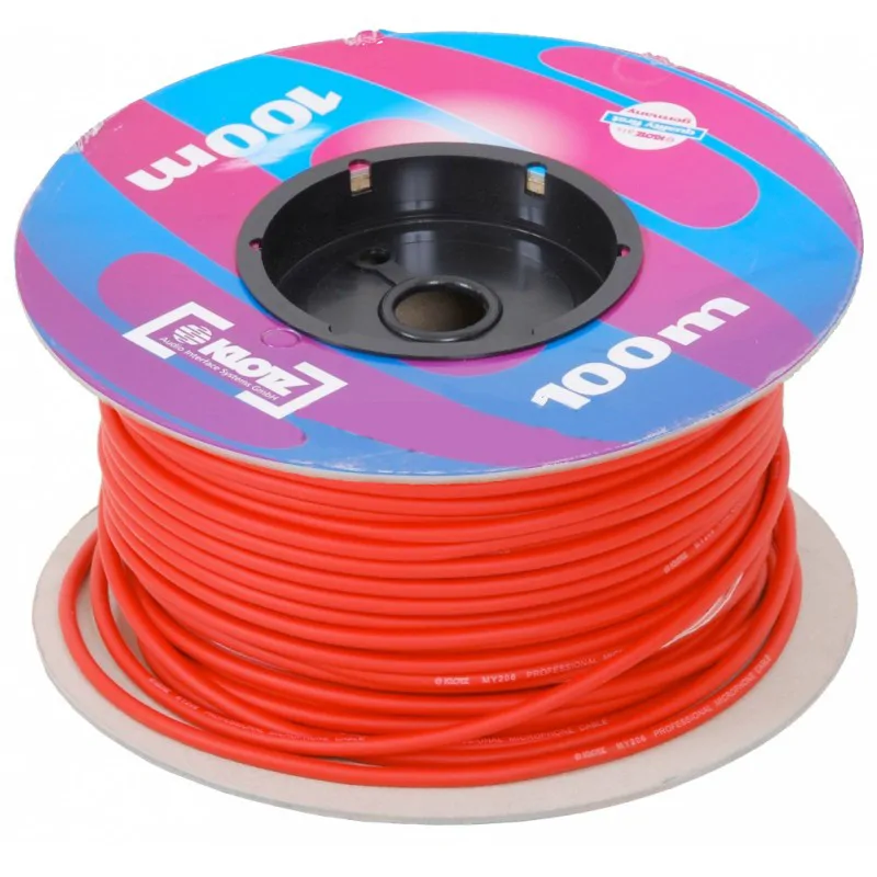 Klotz KLOTZ MY206RT kabel mikrofonowy czerwony - zdjecie 2