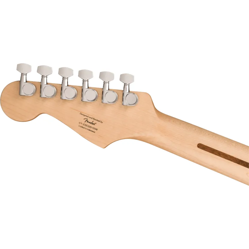 Squier Squier Sonic Stratocaster HSS Maple Fingerboard White Pickguard Tahitian Coral - zdjecie 6