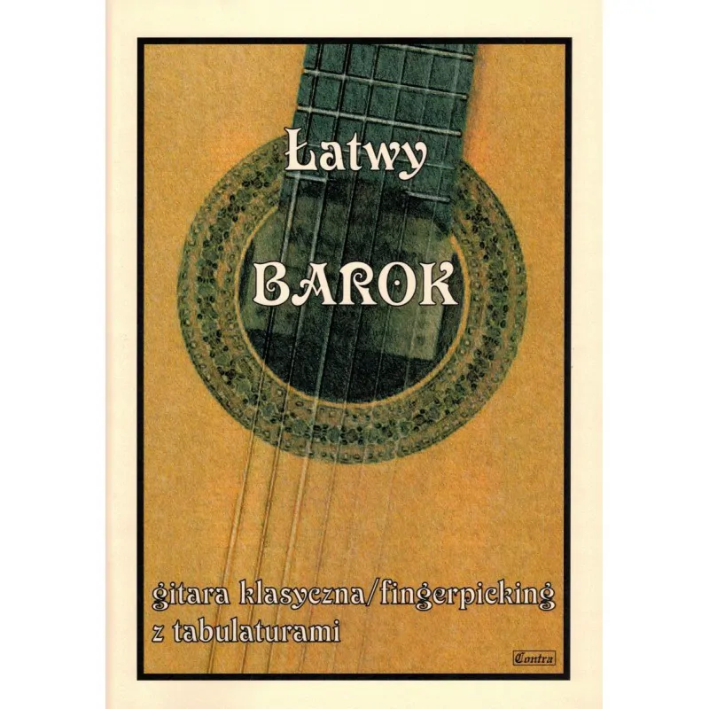 CONTRA Contra Łatwy Barok gitara klasyczna/fingerpicking z tabulaturami