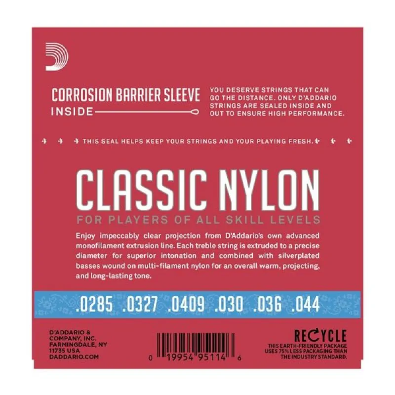 D'ADDARIO D'Addario EJ27H - Student Line, twardy naciąg - zdjecie 3