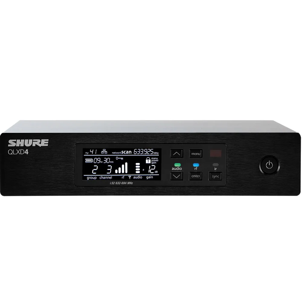 SHURE Shure QLX D4E-G51 (470-534 MHz) - cyfrowy odbiornik - zdjecie 2