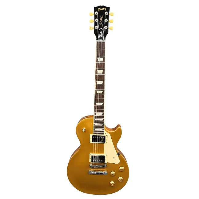 Gibson Gibson Les Paul Studio Metallic Gold Top Gitara Elektryczna