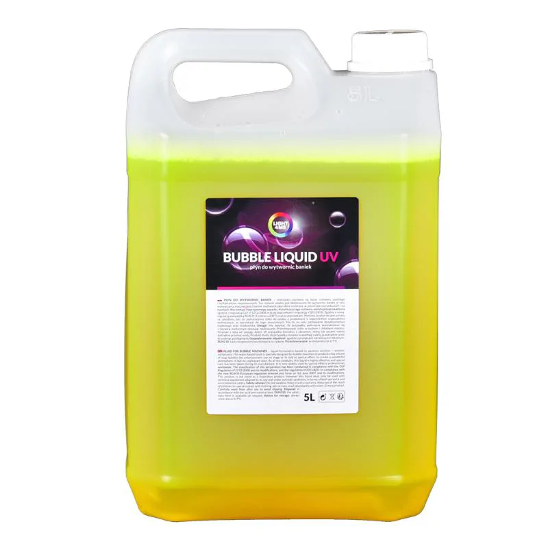LIGHT4ME LIGHT4ME płyn do baniek mydlanych efekt UV 5L