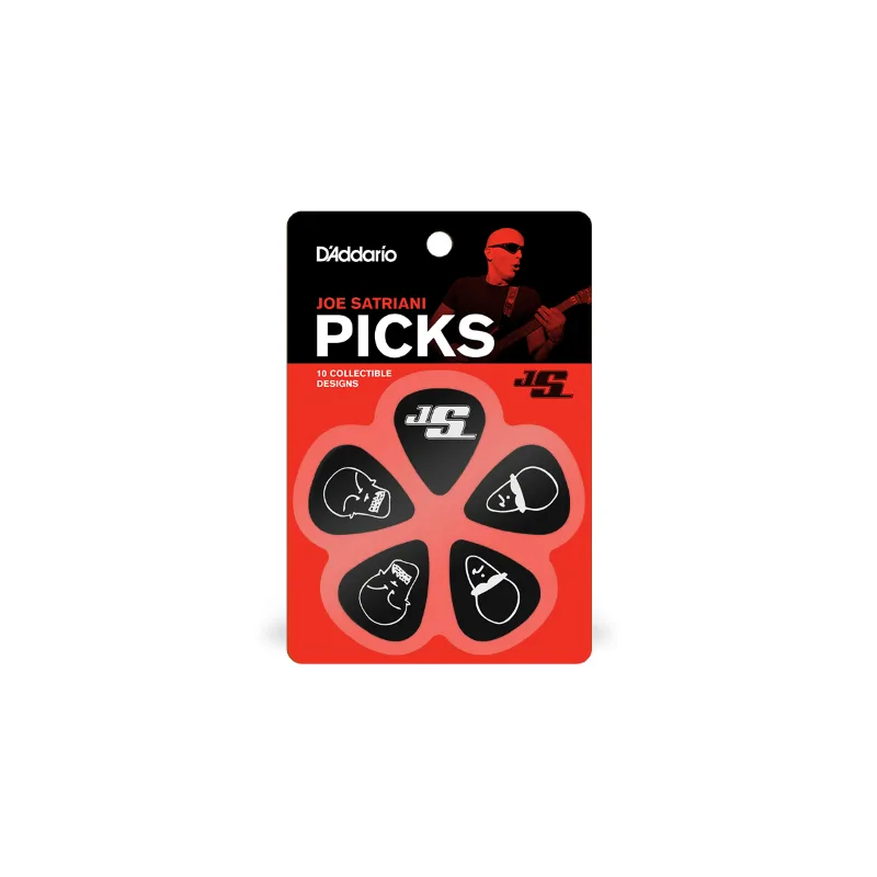 D'ADDARIO D'Addario 1CBK4-10JS Satriani zestaw kostek Medium 10szt