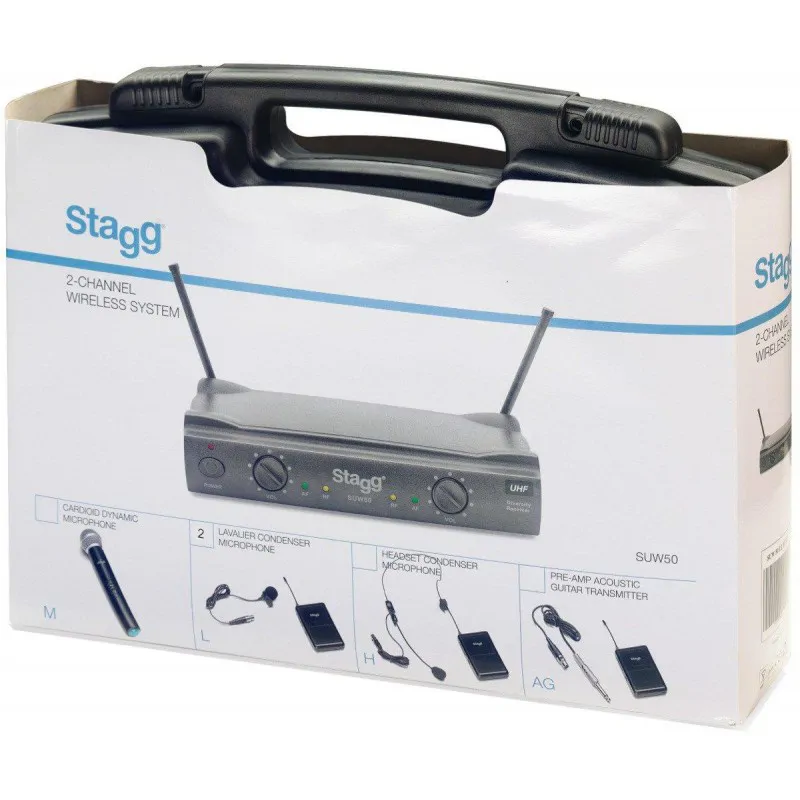 STAGG Stagg SUW 50 LL FH EU - bezprzewodowy system UHF - zdjecie 2