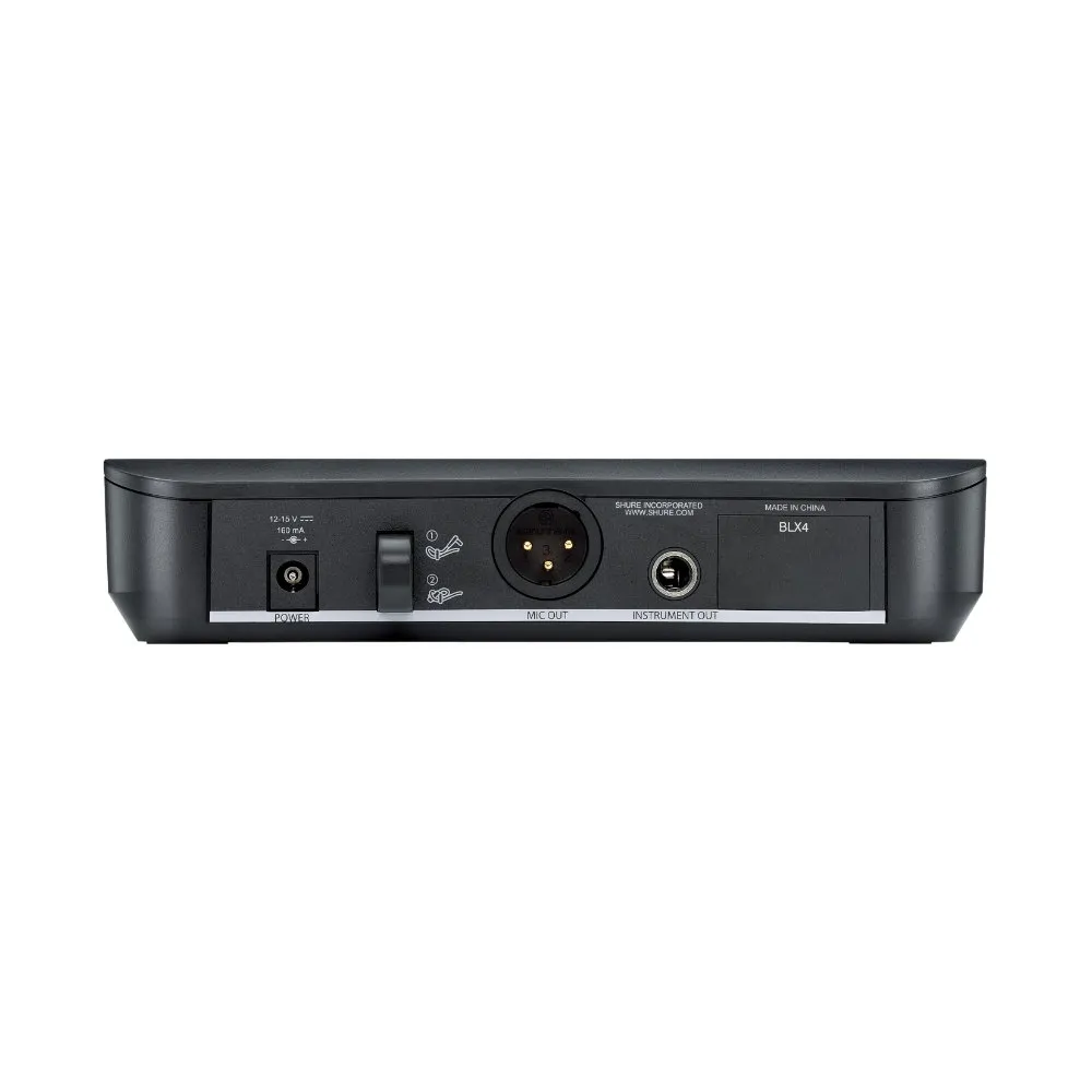 SHURE Shure BLX4E=-H8E - Pojedynczy odbiornik bezprzewodowy (518-542 MHz) - zdjecie 2