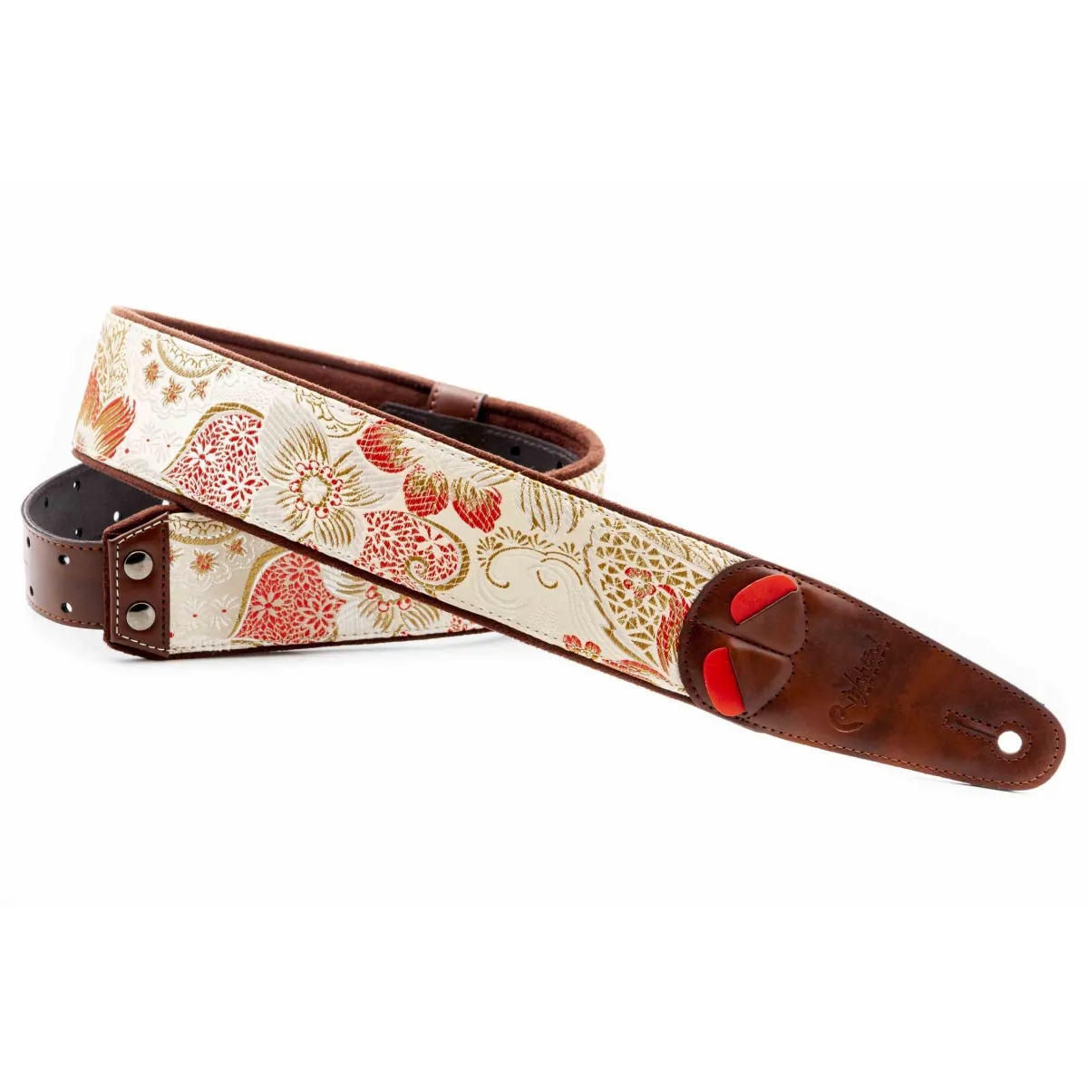 RightOn! Straps RightOn! Hokkaido Beige Mojo Pas do gitary - zdjecie 7