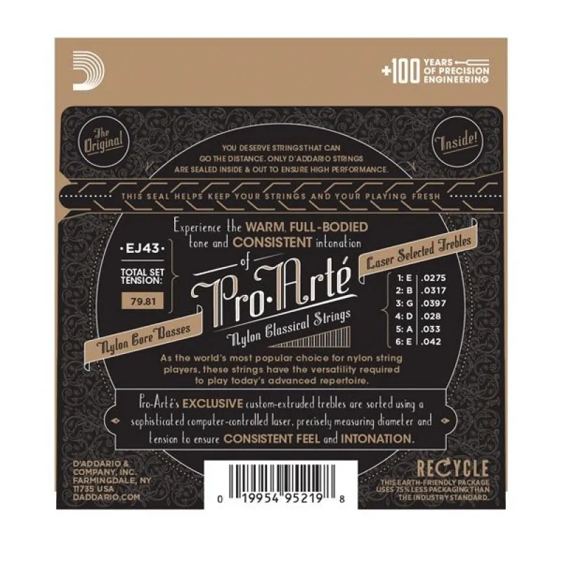 D'ADDARIO D'Addario EJ43 - Pro-Arte, miękki naciąg - zdjecie 3