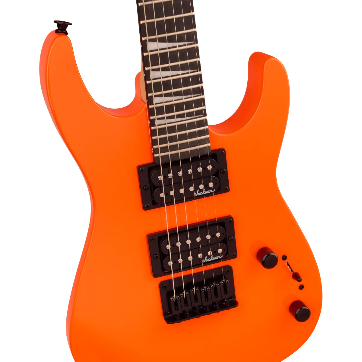 Jackson Jackson JS Series Dinky Minion JS1X Amaranth Fingerboard Safety Orange - zdjecie 3