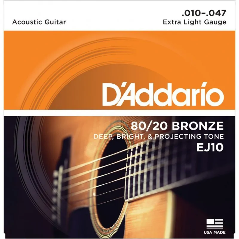 D'ADDARIO D'Addario EJ10 - 80/20 Bronze 10-47