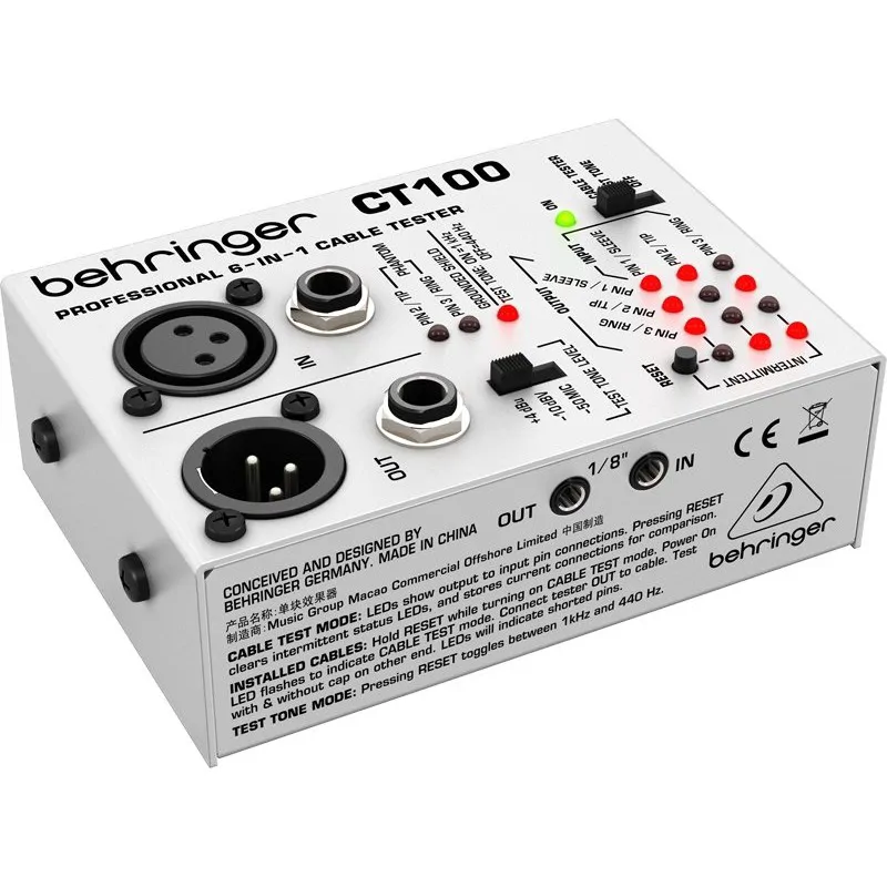 Behringer Behringer CABLE TESTER CT100 - zdjecie 3