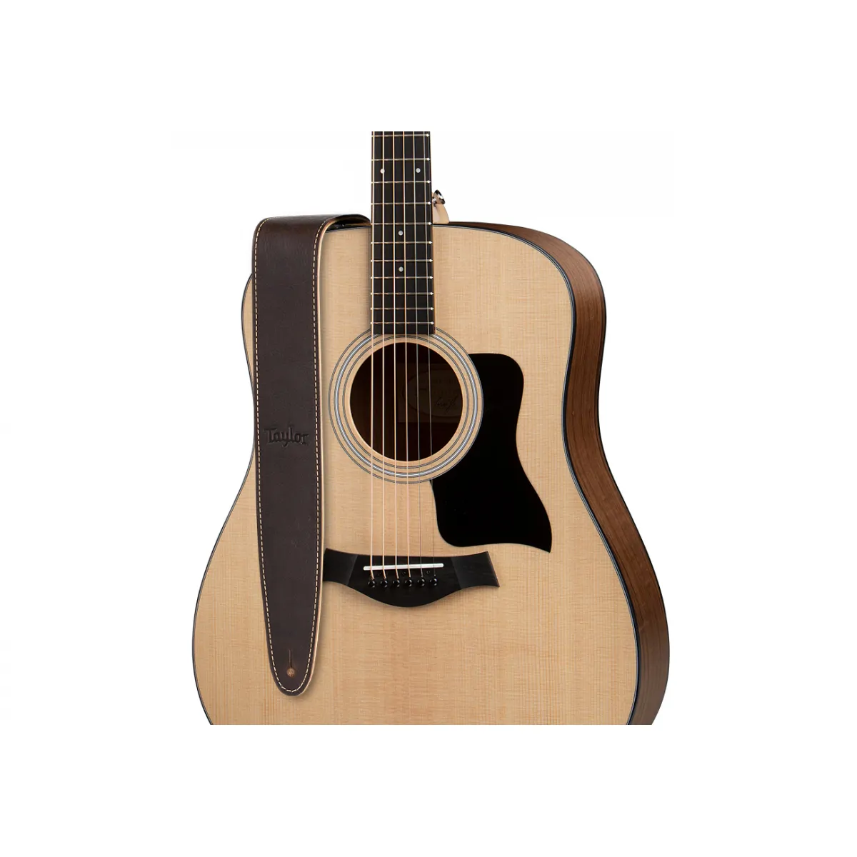 Taylor Guitars Taylor Leather Suede Back Chocolate Brown Pas do gitary - zdjecie 5
