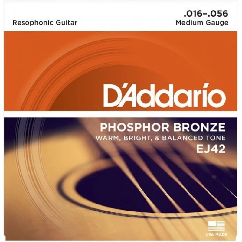 D'ADDARIO D'Addario EJ42 - Phosphor Bronze Resophonic 16-56