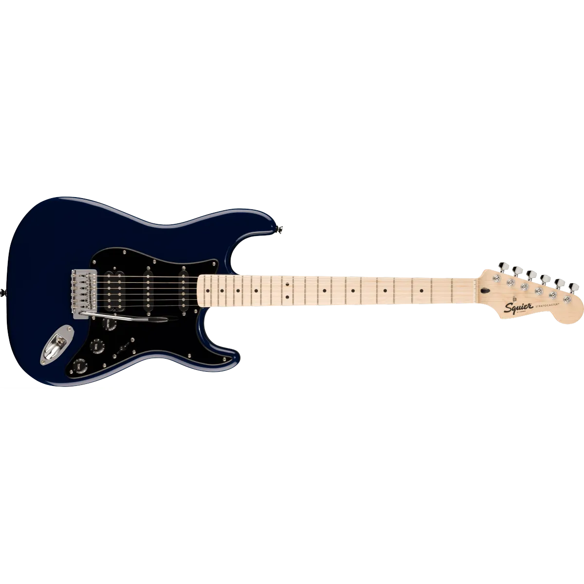 Squier Squier Sonic Stratocaster HSS Maple Fingerboard Black Pickguard Midnight Blue