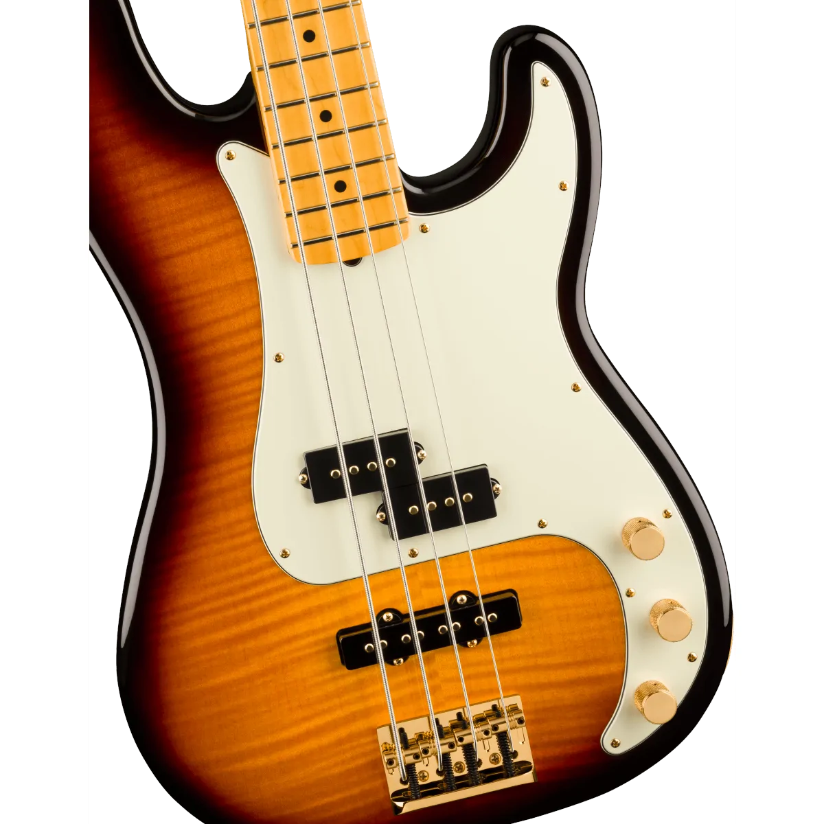 FENDER Fender 75th Anniversary American Professional PJ Bass Rosewood Fingerboard 2-Color Sunburst - zdjecie 3