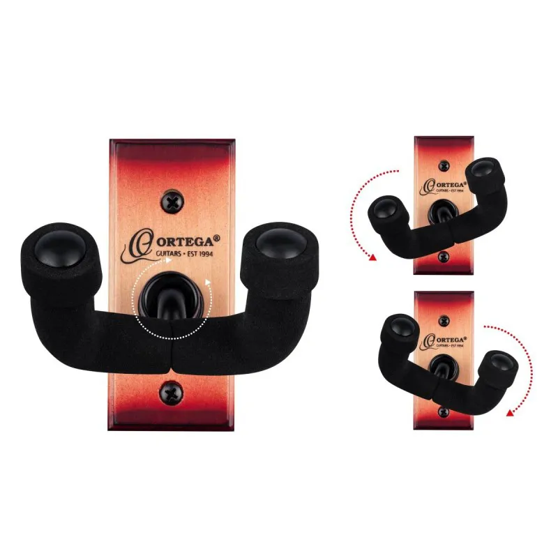 Ortega Ortega OGH-1CSB Hak do Gitary na ścianę Cherry Sunburst - zdjecie 5