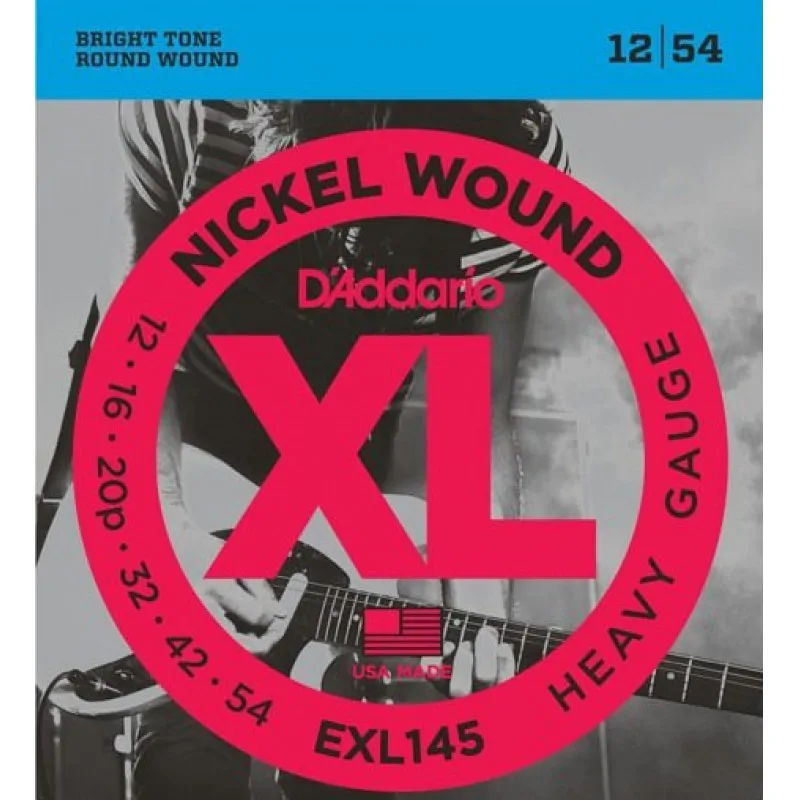 D'ADDARIO D'ADDARIO EXL145 XL Nickel Wound 12-54