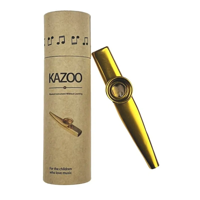 KERA AUdIO Kera K-1G kazoo metalowe złote pudełko
