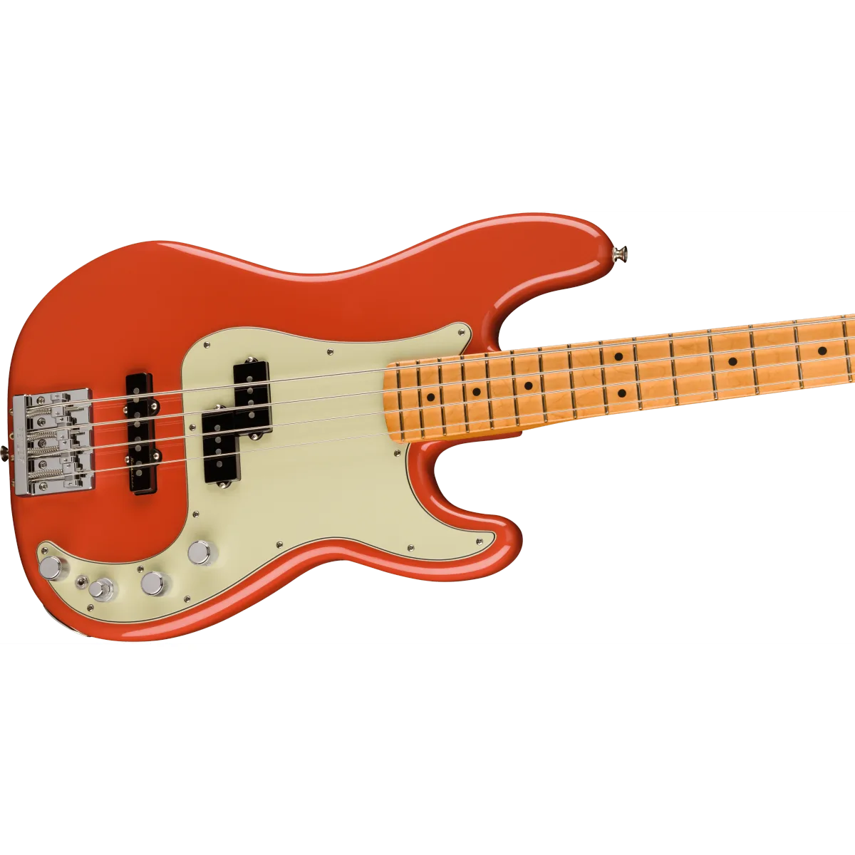 FENDER Fender Player Plus Active Precision Bass Maple Fingerboard Fiesta Red - zdjecie 4