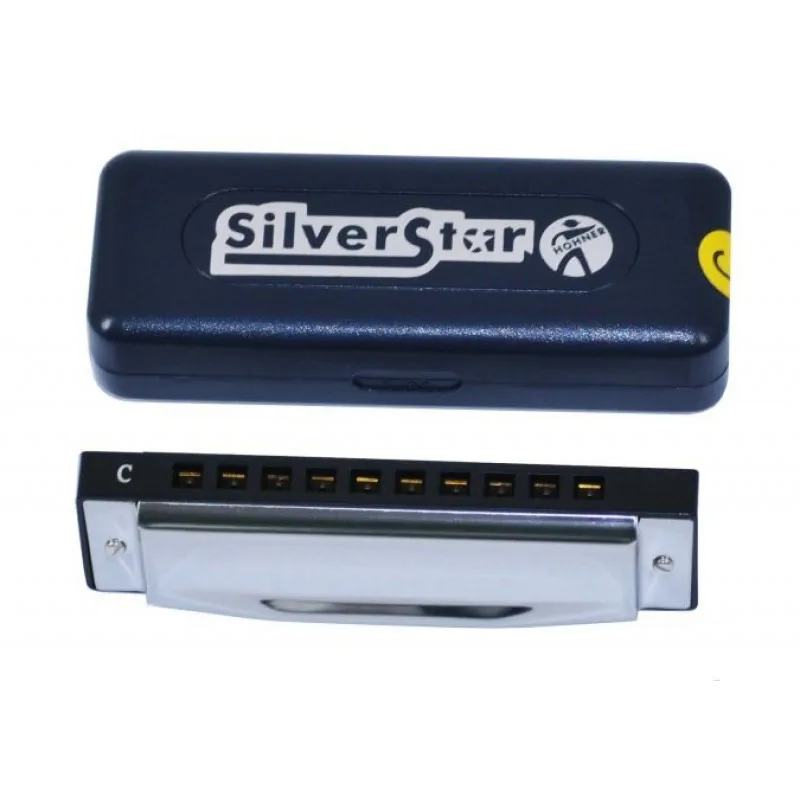 HOHNER Harmonijka ustna Hohner Silver Star - tonacja E - zdjecie 4