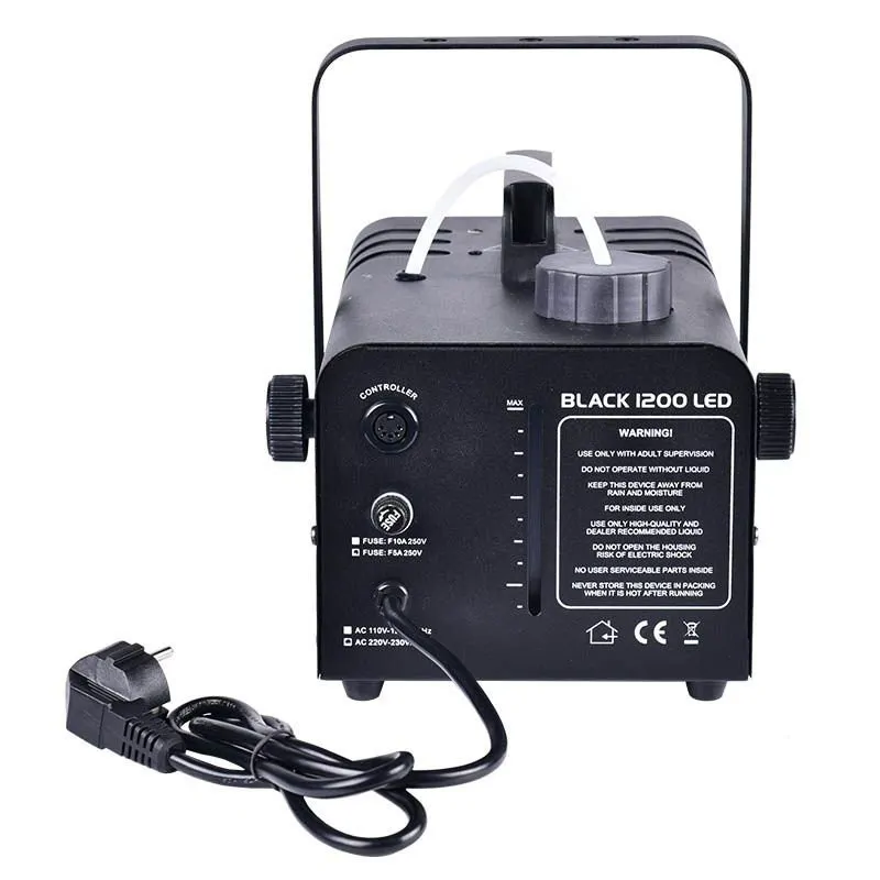 LIGHT4ME LIGHT4ME BLACK 1200 LED wytwornica dymu mgły - zdjecie 4